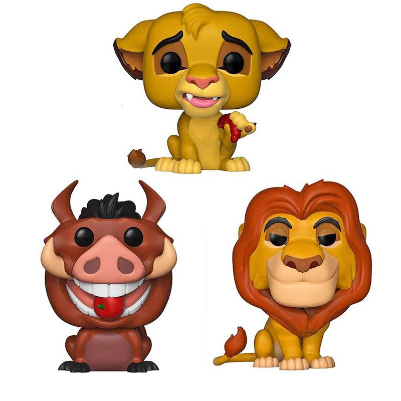 O Rei Leão Pequeno Simba MUFASA PUMBAA Cicatriz Coleção de Figuras Boneco de Vinil Brinquedos