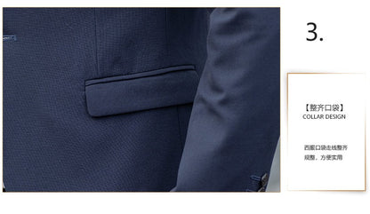 2025 Slim Fit Fashion Suits M-4XL High-Quality British Casual Solid Color Small Suit for Handsome Men All Fit