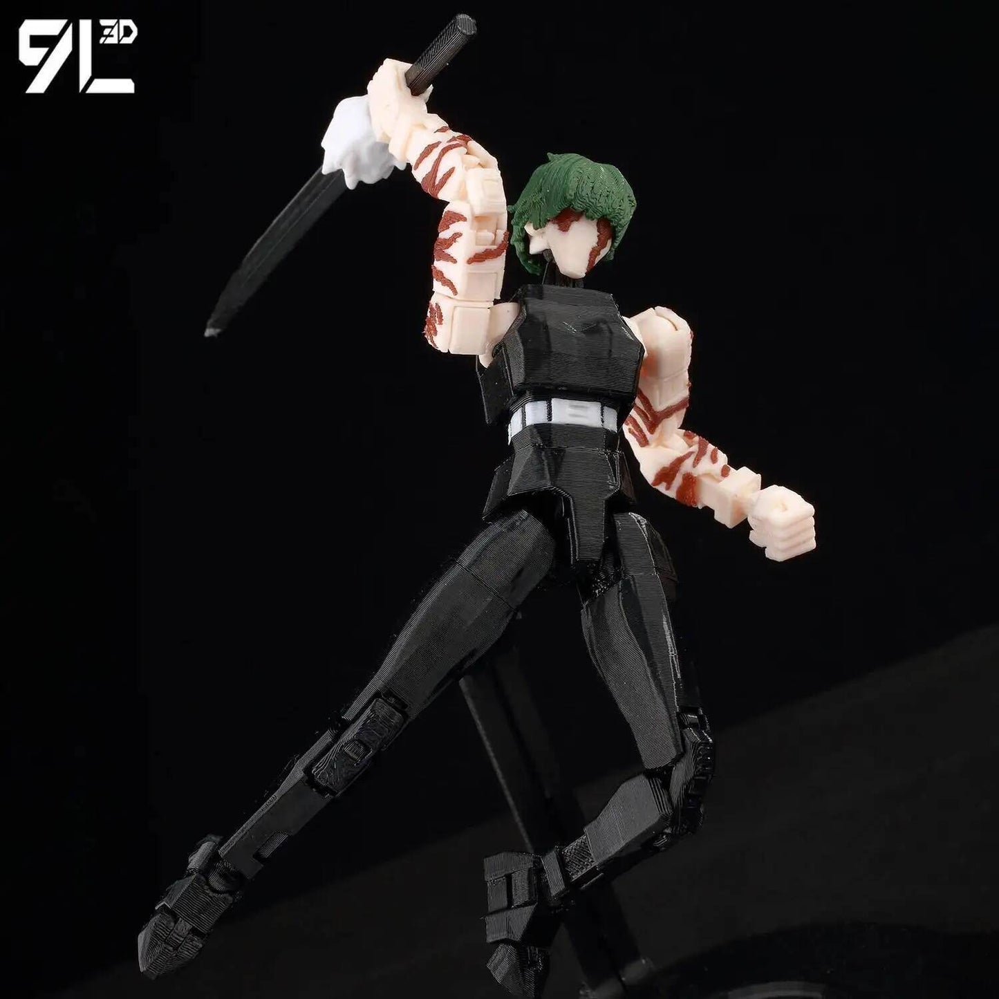 9L3D Anime Impresso Jujutsu Kaisen Sukuna Yuji Yuta Satoru Gojo Bonecos Sorte Dummy 13 Articulados para Modelagem Brinquedos Manequins