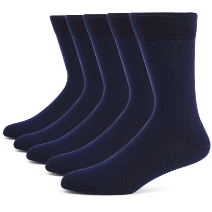 5 Pairs Mens Dress Socks Plus large Size?High Quality Combed Cotton Crew Socks?Black Cool Argyle Breathable Casual Socks for men