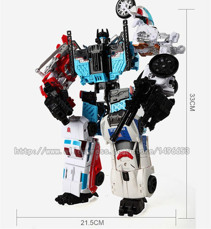 NOVO Chegou G1 KO Brinquedos de Transformação 5 EM 1 Boneco de Ação Clássico Dinossauro Robô Modelo Presente para Crianças