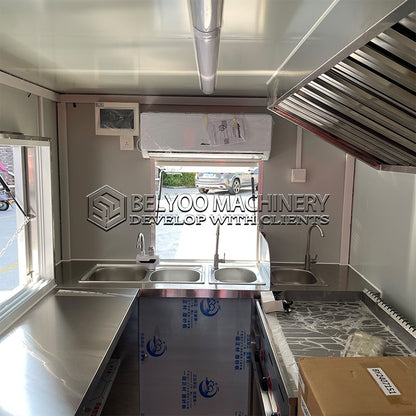 Carrinho de comida para fábrica, caminhão de tacos, trailer de churrasco móvel, carrinho de sorvete, trailer de concessão, carro de venda de suco, trailers de comida totalmente equipados