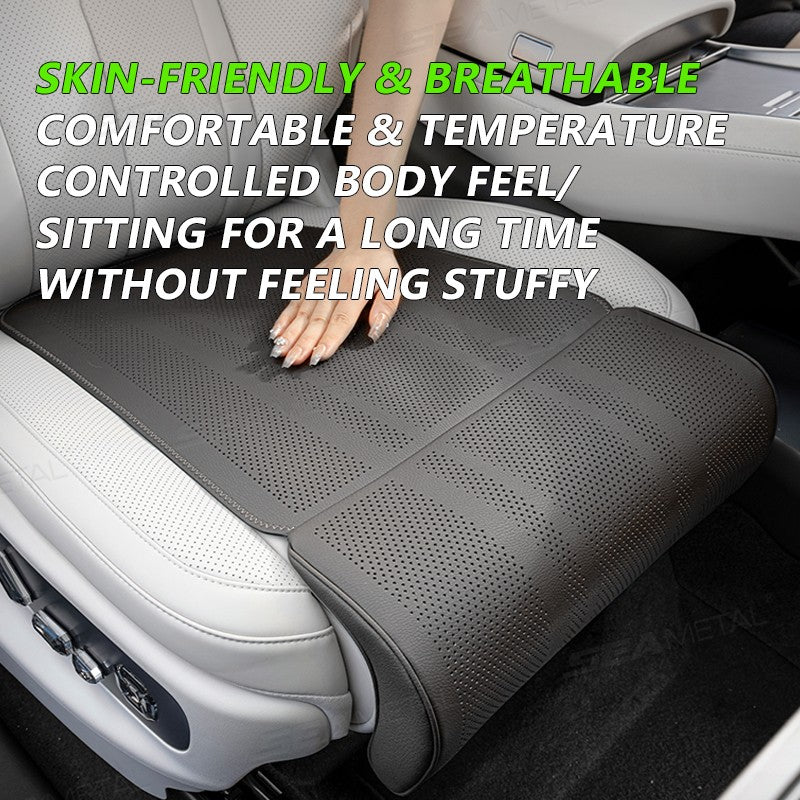 SEAMETAL Car Seat Cushion with Leg Support Universal Car Seat Protection Cover with Extension Leg Rest Padding Relieve Fatigue