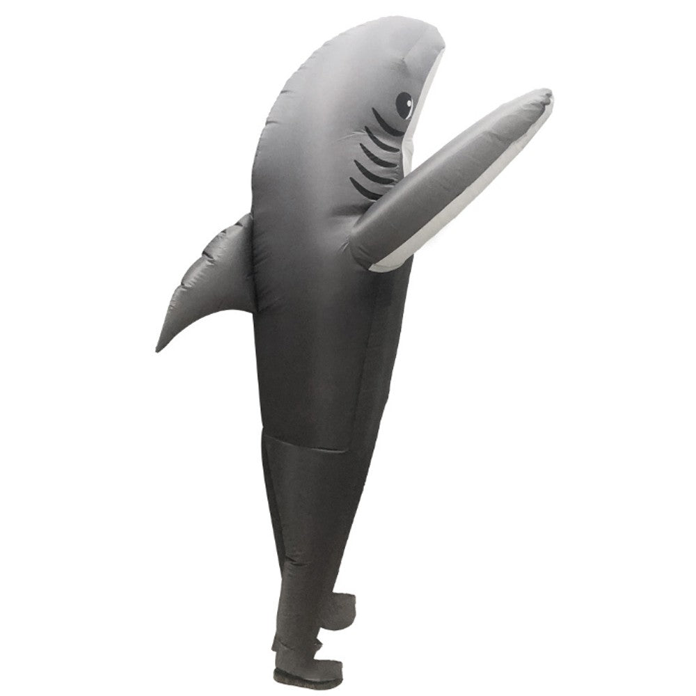 Shark Inflatable Clothing Adult Body Fun Summer Beach Mischief and Funny Role Playing, Lightweight and Breathable Design