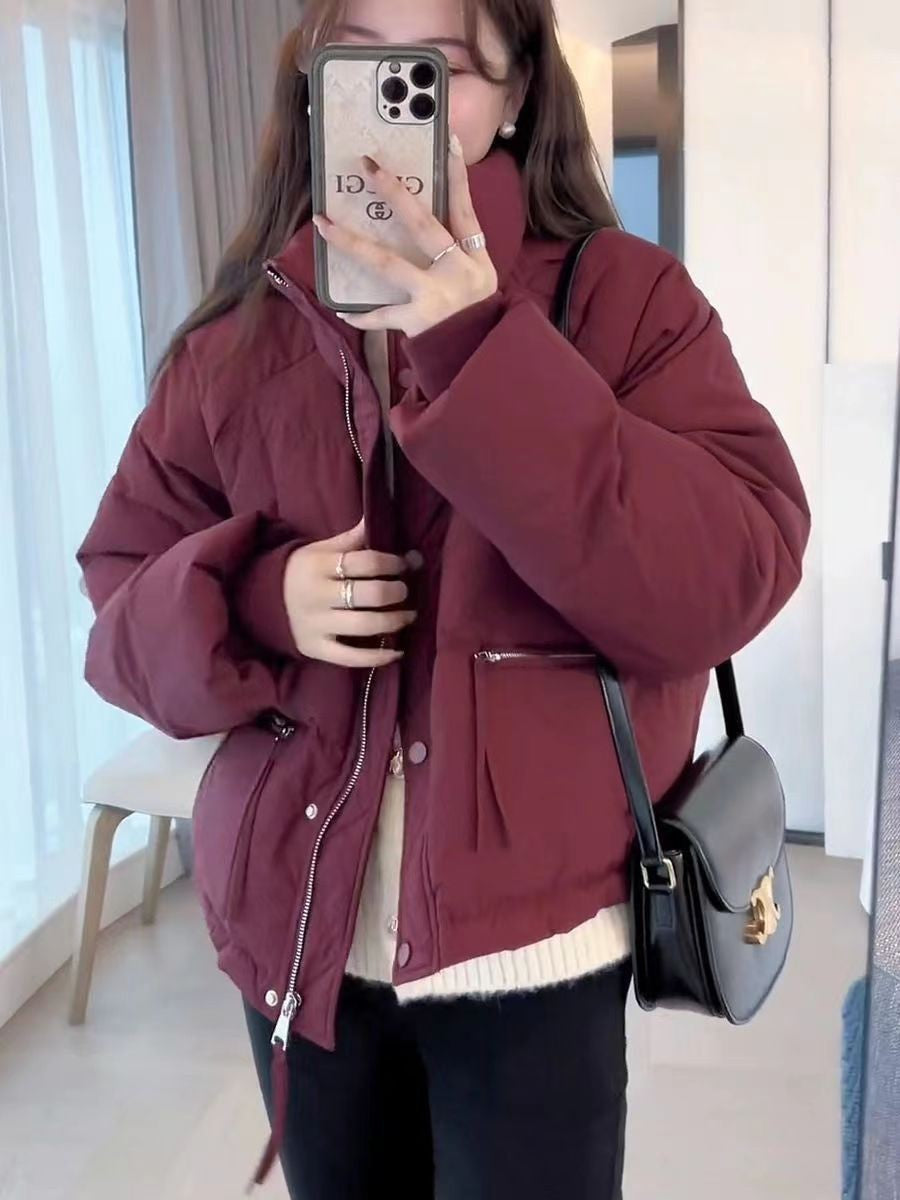 Trendy Loose Women's Short Cotton Jackets Coat Winter Fashion Thickened Sense Bread Clothes Outwear Office Ladies Quilted Jacket