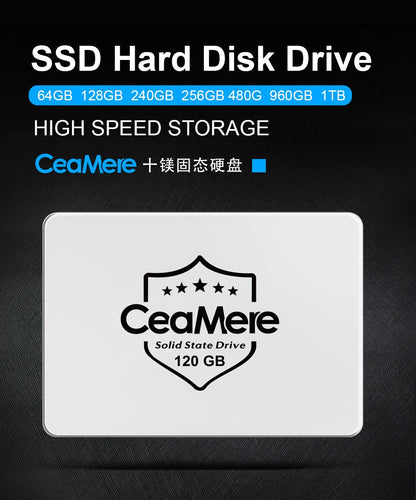 CeaMere 10-5PCS SSD de 2.5 480GB 512GB 1TB 120GB 240GB 256GB Disco Rígido Interno de Estado Sólido para Computador Frete Grátis