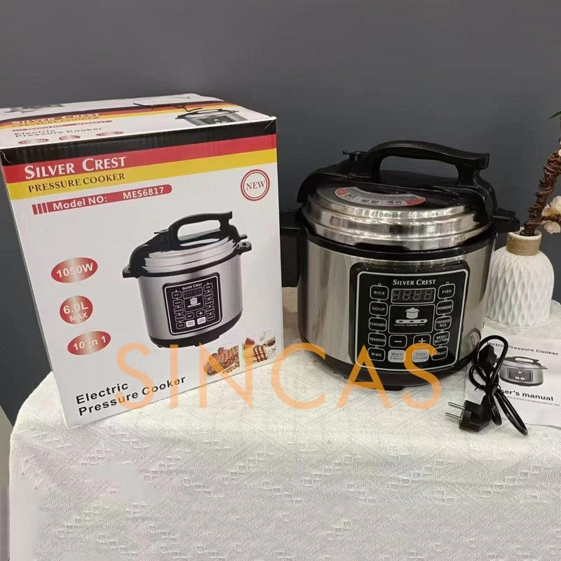 Panela de Arroz 220V/110V Panela de Arroz Doméstica de Grande Capacidade Panela Elétrica de Pressão Inteligente Antiaderente Multicooker