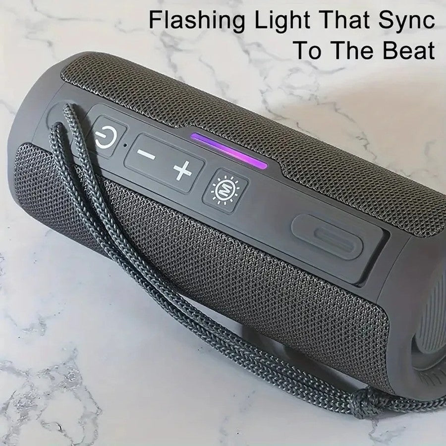 Caixa De Som Bluetooth Portátil Sem Fio Alto-falante Música Subwoofer Rádio FM Áudio Bluetooth Chamada Viva-voz Baffe
