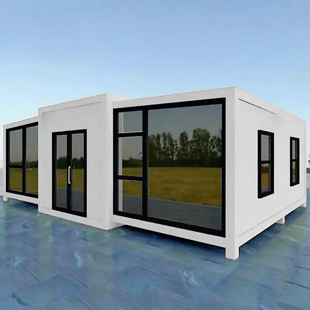 Prefab Tiny Home for Sale 20ft Expandable Container House 2 Bedrooms Kitchen and Bathroom Tiny House To Live in For Adults