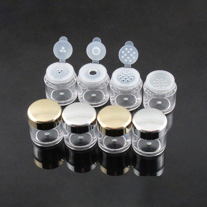 5G Empty Cosmetic Sifter jars Loose Powder Container Screw Lid DIY Makeup Tools Refillable Bottles