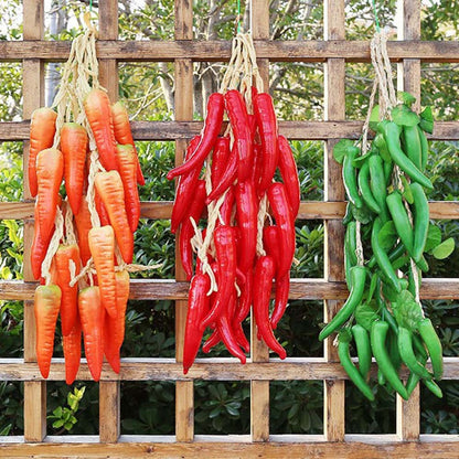 Artificial Simulation Food Vegetables Fake Chili Pepper Fruit Photography Props For Decoration Room Home Christmas Wall Decor