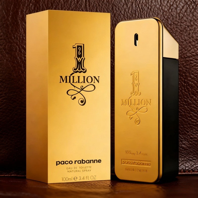 1 Million By Paco Rabanne For Men's Eau De Toilette TESTER 3.4 fl oz 100 ml Long lasting fragrance, Christmas gift