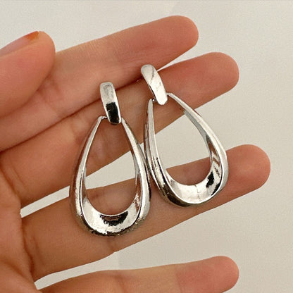 Brincos Geométricos Simples Estilo Francês Para Mulheres Luxuosos Brincos Pendentes Da Moda Joias Para Festas Diárias E Férias Presentes 2025 Novo