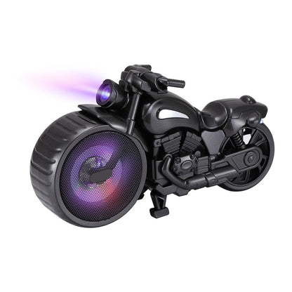 Bluetooth Speaker Motorcycle Replica Retro Ride FM Radio TWS LED Party Lights Tws Rechargeable USB TF Outdoor Speaker