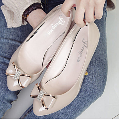 Spring Autumn New Women's Shoes Fashion Professional High Heels Black Red Shallow Mouth Comfortable Work Shoes