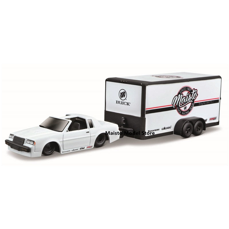Maisto 1:64 Volkswagen Mercedes Benz Ford Chevrolet Brand collectible trailer die-cast precision model car Model collection gift