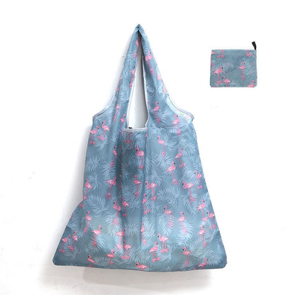 Reusable Shopping Large Bag Foldable Eco Tote With Pouch For Grocery Gym Office Supplies Beach Gear School Toys Storage Bags