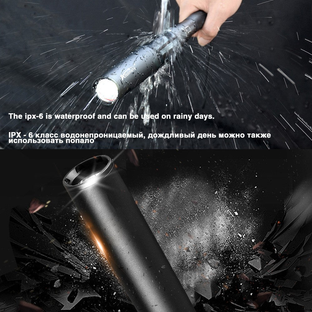 Security Flashlight Stick Outdoors Emergency Personal Torch Supplies Extended Baseball Anti Riot Equipments Self Defense