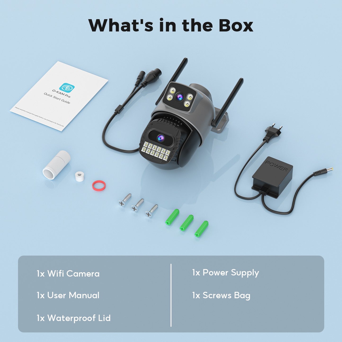 BESDER 15MP Wifi Camera Outdoor Dual Screen 10X Digital Zoom CCTV Video Surveillance Cam PTZ 8MP Security IP Camera O-Kam Pro