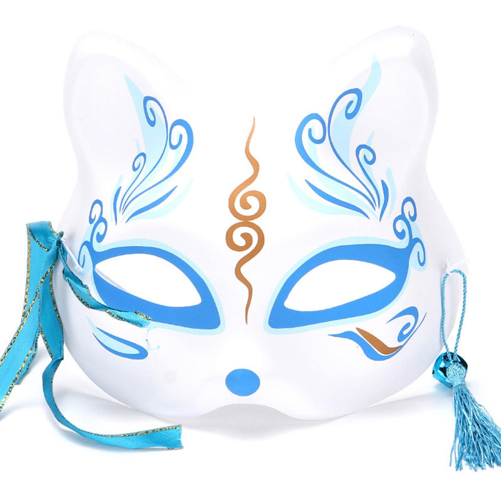 Japanese Anime Demon Slayer Mask Cosplay Thicken Plastic Masks Halloween Party Costume Props Fox Mask