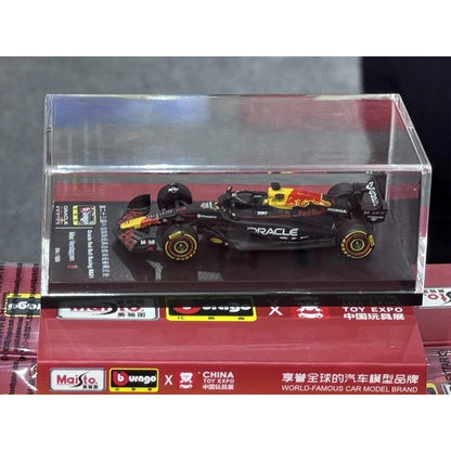 Novidade em Estoque Bburago 1:64 Série F1 2025 Ferrari SF25 Miniatura Liga 2025 Edição CTE Caixa Acrílica Modelo de Carro Brinquedos F1 Presente Infantil
