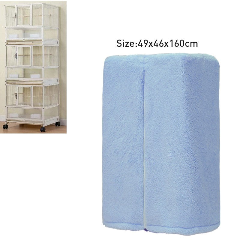 Capa Para Gaiola De Pássaros De Inverno Quente Respirável À Prova De Respingo Grande Capa Para Gaiola De Pássaros Sombra Protetora Para Gaiola De Papagaio Produtos Para Pássaros