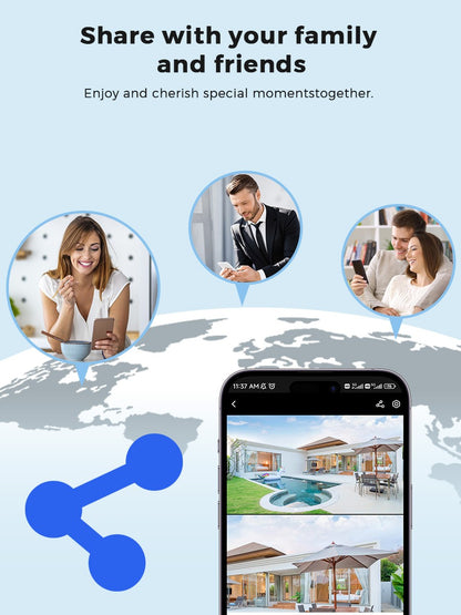 10MP 5K Dual Lens PTZ IP Camera with Dual Screen 8MP Ai Human Detection Auto Tracking Wireless Outdoor Surveillance Camera O-KAM