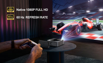 Projetor ULTIMEA Apollo P40 Full HD 1080P Nativo, Suporte a 4K, Projetor de Cinema Doméstico Inteligente com WiFi, Bluetooth e Foco Automático
