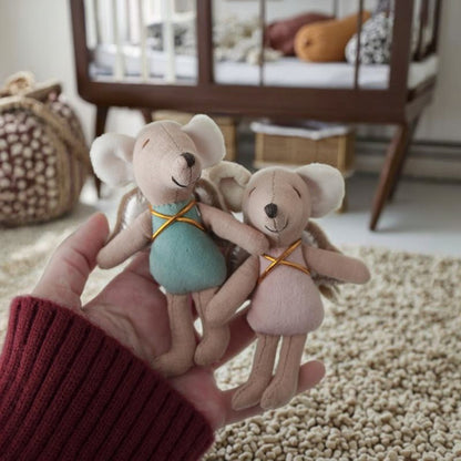 2025 Baby Plush Toy Comforts Sleeping Cute Rabbit, Bear, Mouse Baby Girl Doll, Cloth Doll Doll