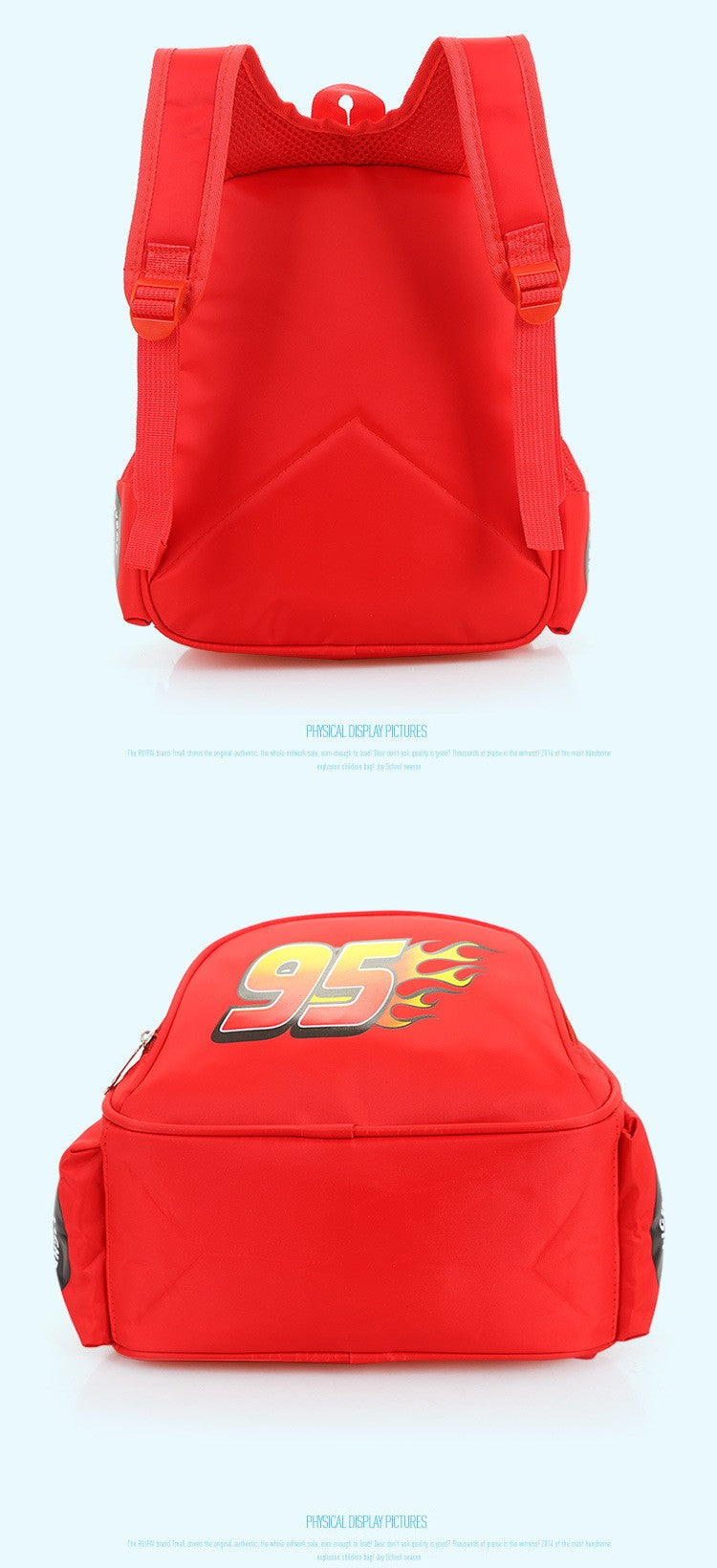 Mochila infantil de carro Disney para creche, mochila de segurança para meninos, alunos do primário, 3-6 anos