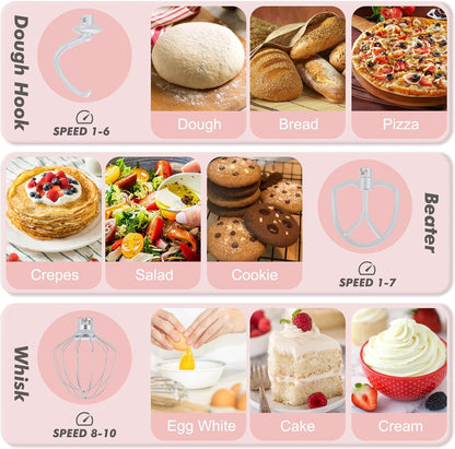 Batedeira KitchenAid de 10 velocidades, leve, acabamento fosco, com tigela de 3,5 litros para uso doméstico na cozinha