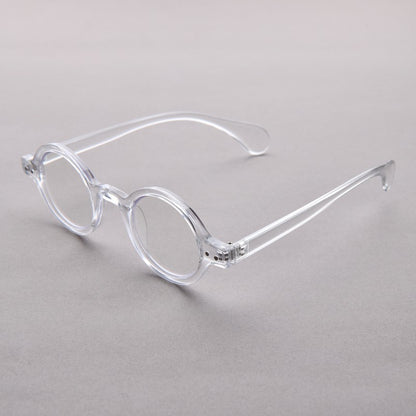 Vintage Round Frame Reading Glasses For Women's Anti Blue Light Eyeglasses For Men Diopters +1+1.5+2+2.5
