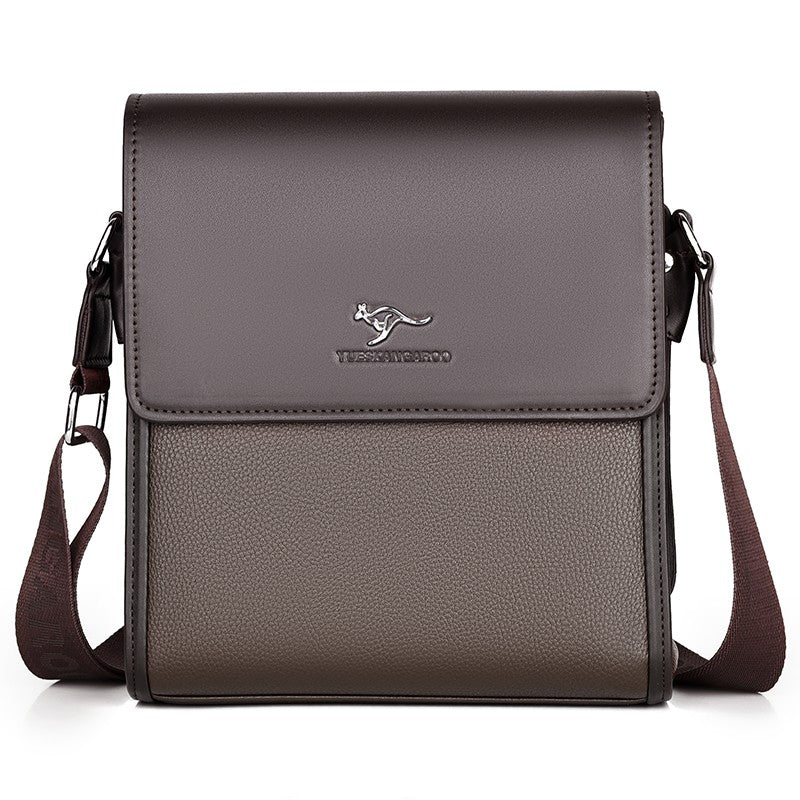Luxury Brand Messenger Bag Men Leather Side Shoulder Bag For Men Business Office Work Bag Male Briefcase Casual Crossbody Bag