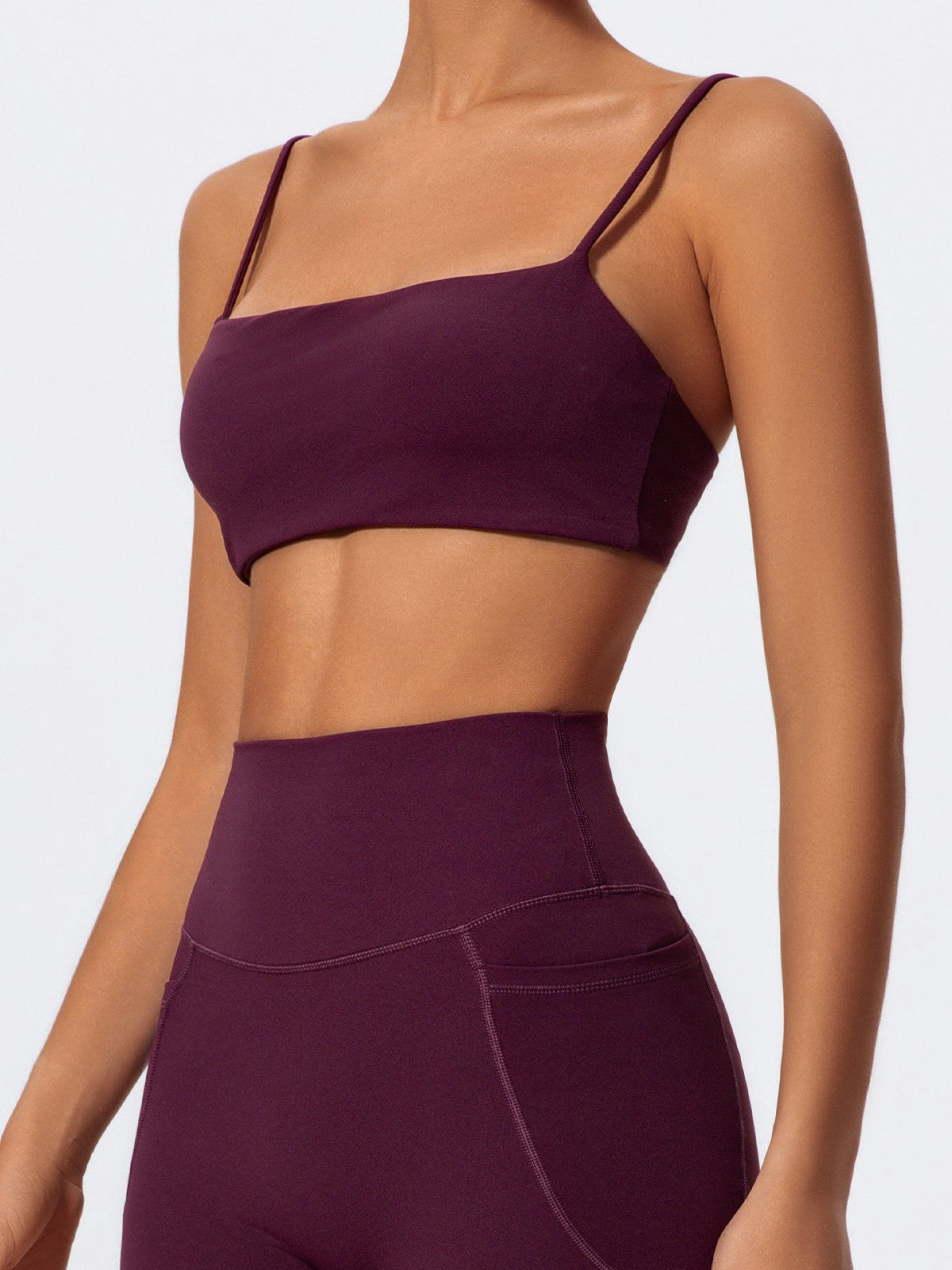 Ctenkevet Sling Yoga Bra Women Gym Workout Push Up Brassiere Female Outdoors Sports Underwear Women Fitness Shockproof Crop Top