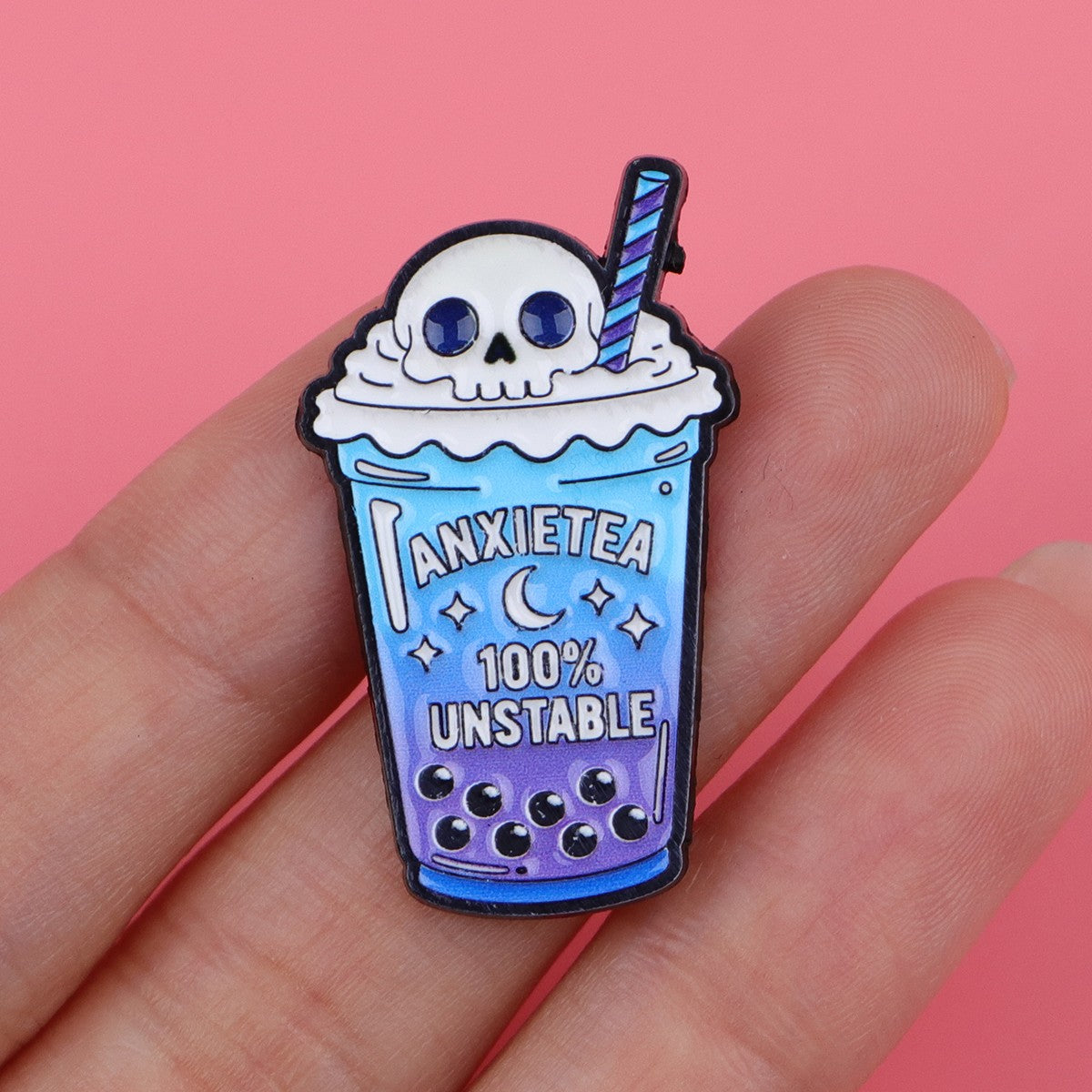 MEMENTO MORI Lapel Pins for Backpack Enamel Pin Cool Men Women Brooch for Clothes Briefcase Badges Jewelry Accessories
