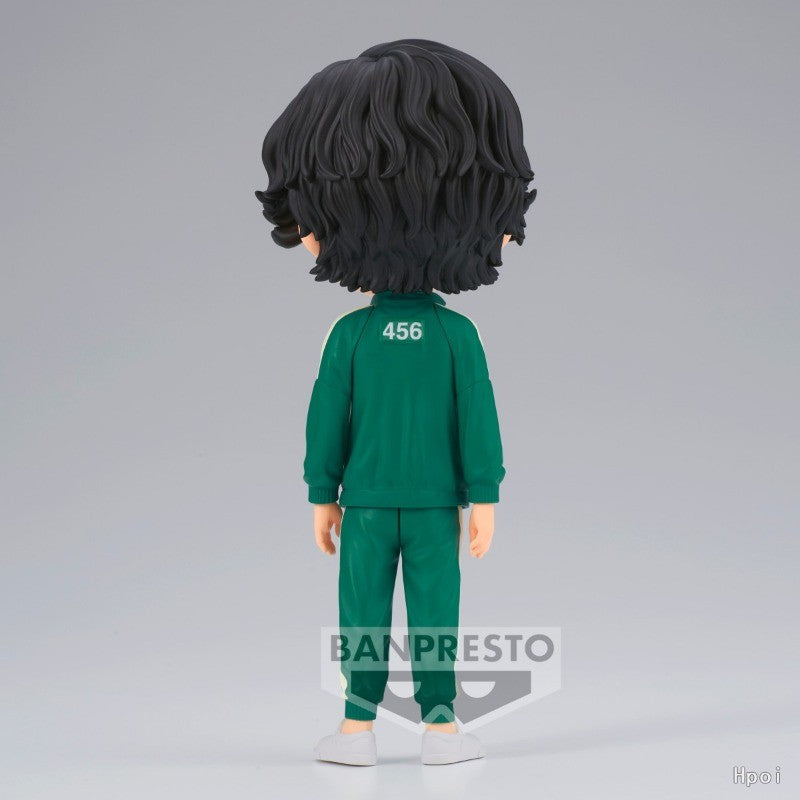 BANPRESTO Genuine Q Posket Series SQUID GAME Modelo de Brinquedo Cheng Qixun, Jiang Xiao Versão Q-version Humanoide, Todas as Idades, Brinquedo Modelo de Cenário