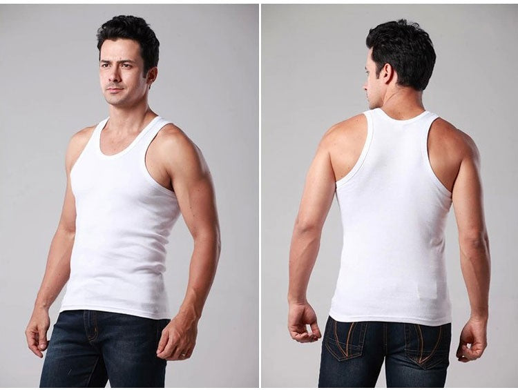 Men Stringer Tank Top Mens Bodybuilding Fitness Mens Singlets Lycra Tank Shirts Summer Clothes Muscle Vest Sleeveless Undershirt