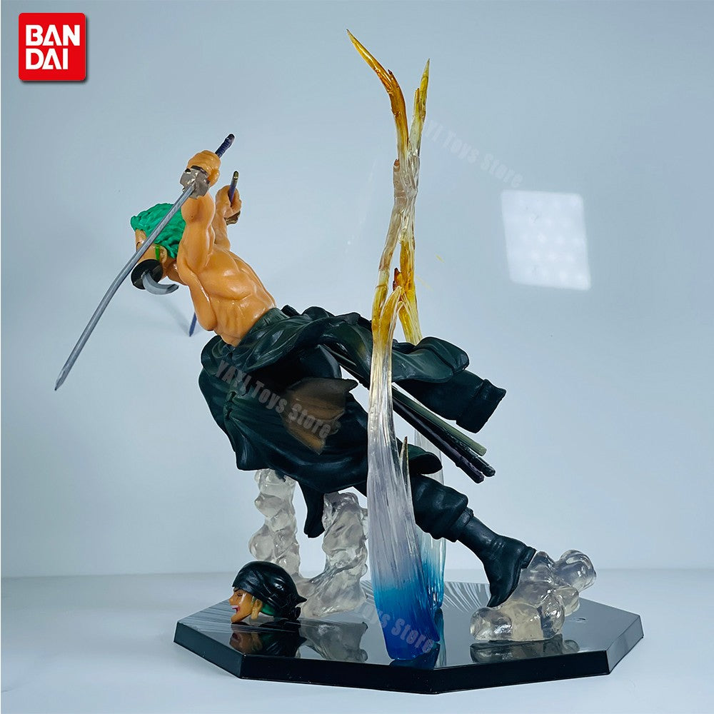 New One Piece Anime Figure Fire Fist Luffy Ace Sanji Battle Model Dolls PVC sabo Action Figurine Zoro Ghost Three-Knife Toys