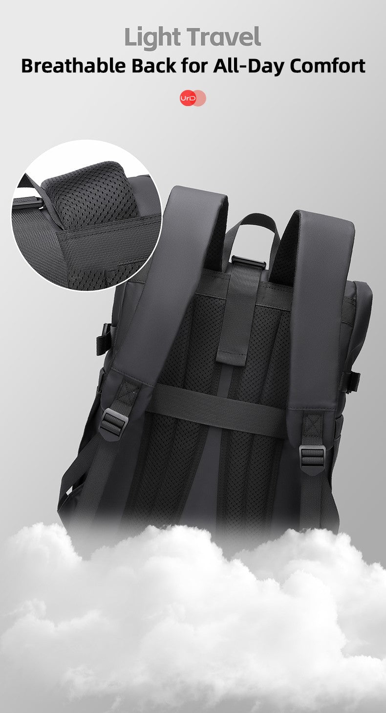 Men's Backpack Roll Top Bag Waterproof Laptop Compartment for Work Travel School Bag Hiking Bookbag Mens Gifts