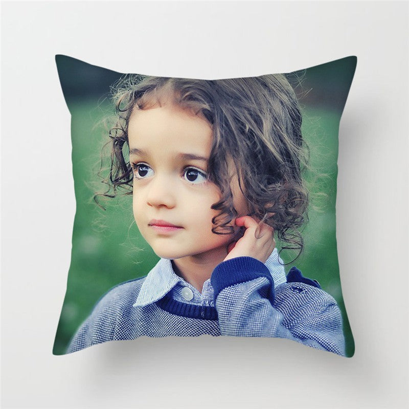 MIAOTU Custom Cushion Cover DIY Customized Throw Pillow Home Decorative Square Wedding Pets Baby Print Pillowcase Drop Shipping