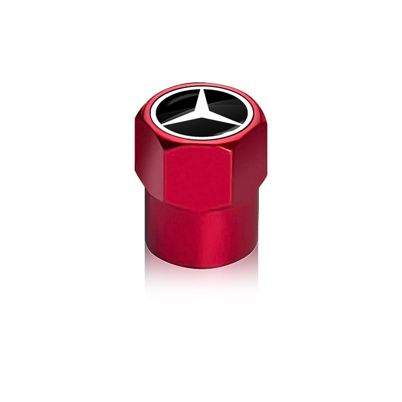 Car Wheel Tire Air Valve Caps with Keychain For Mercedes Benz A180 A200 W205 E63 AMG 2014 2015 W166 W246 W242 W176 W212