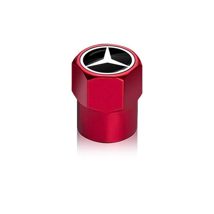 Car Wheel Tire Air Valve Caps with Keychain For Mercedes Benz A180 A200 W205 E63 AMG 2014 2015 W166 W246 W242 W176 W212