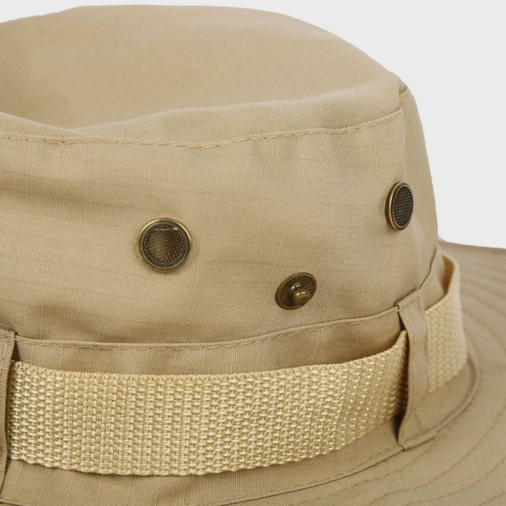 Men Fishing Wide Brim Neck Flap Cover Sun Bucket Hat Hiking Cap Summer Hiking Fisherman Caps