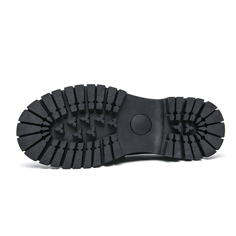 Handmade Fashion Men Tassel Loafers Thick Soled Leather Gentleman Fashion Slip-on Shoes Men’s Business Dating Formal Party Shoes