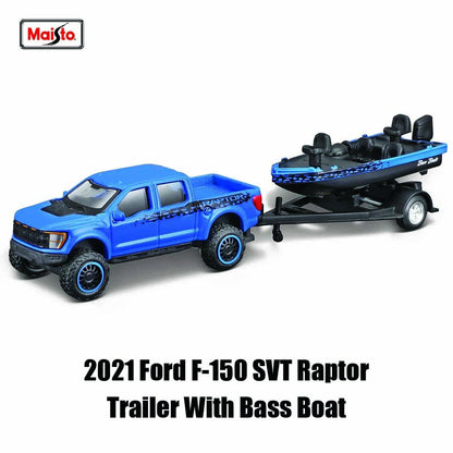 Maisto 1:64 Volkswagen Mercedes Benz Ford Chevrolet Brand collectible trailer die-cast precision model car Model collection gift