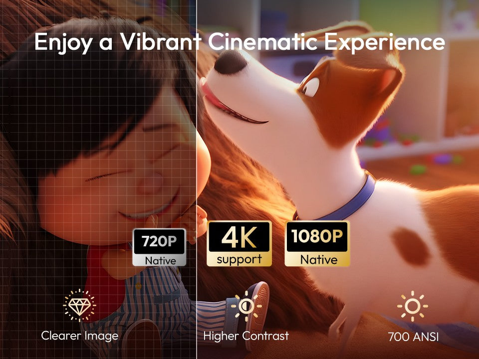 Projetor BYINTEK U90 4K Full HD1080P Cinema Android 11.0 WiFi Mini Portátil 1080P Home Theater Vídeo Projetor DLP com Bateria