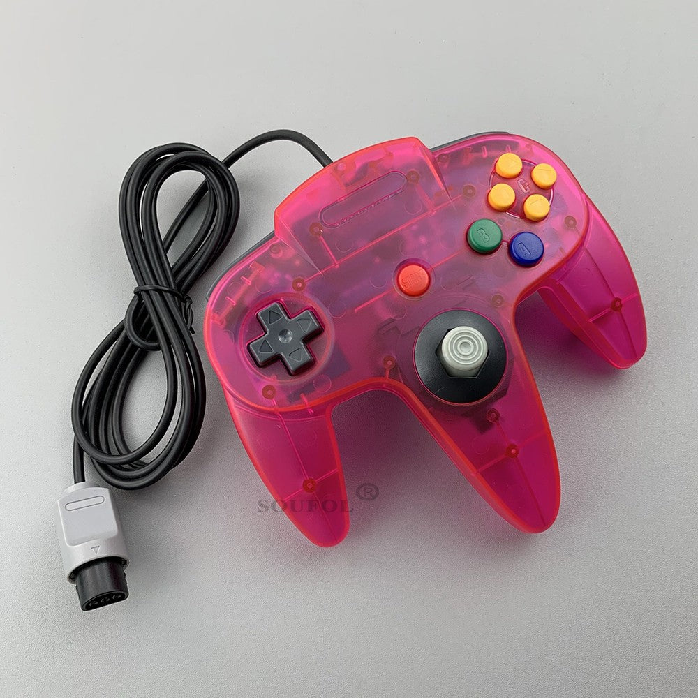 Wired Gamepad For NS 64 Host N64 Controller Gamepad Joystick For Classic Nintend 64 Console Games For Mac Computer PC