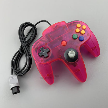 Wired Gamepad For NS 64 Host N64 Controller Gamepad Joystick For Classic Nintend 64 Console Games For Mac Computer PC