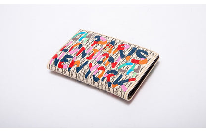 Printed Women's Long Wallet Luxury Brand Retro Classic PVC Material 2025 New Fashionable Simple Card Bag