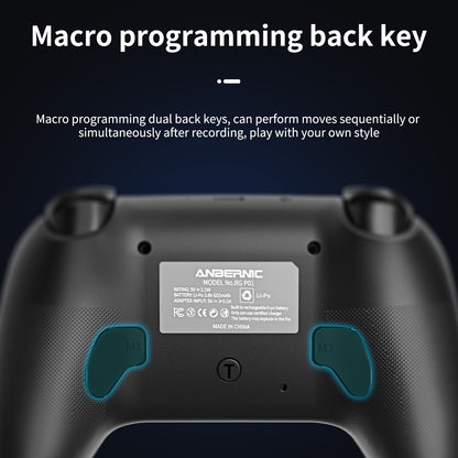 ANBERNIC RG P01 Retro Games Controller Wired/Wireless Bluetooth RGB Hall Effect Joystick XBOX Gamepad for PC Android IOS Steam
